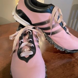 Adidas golf shoes. Adorable pink. 7.5
